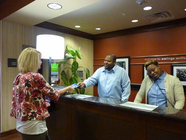 Hampton Inn Owings Mills Inreriör bild